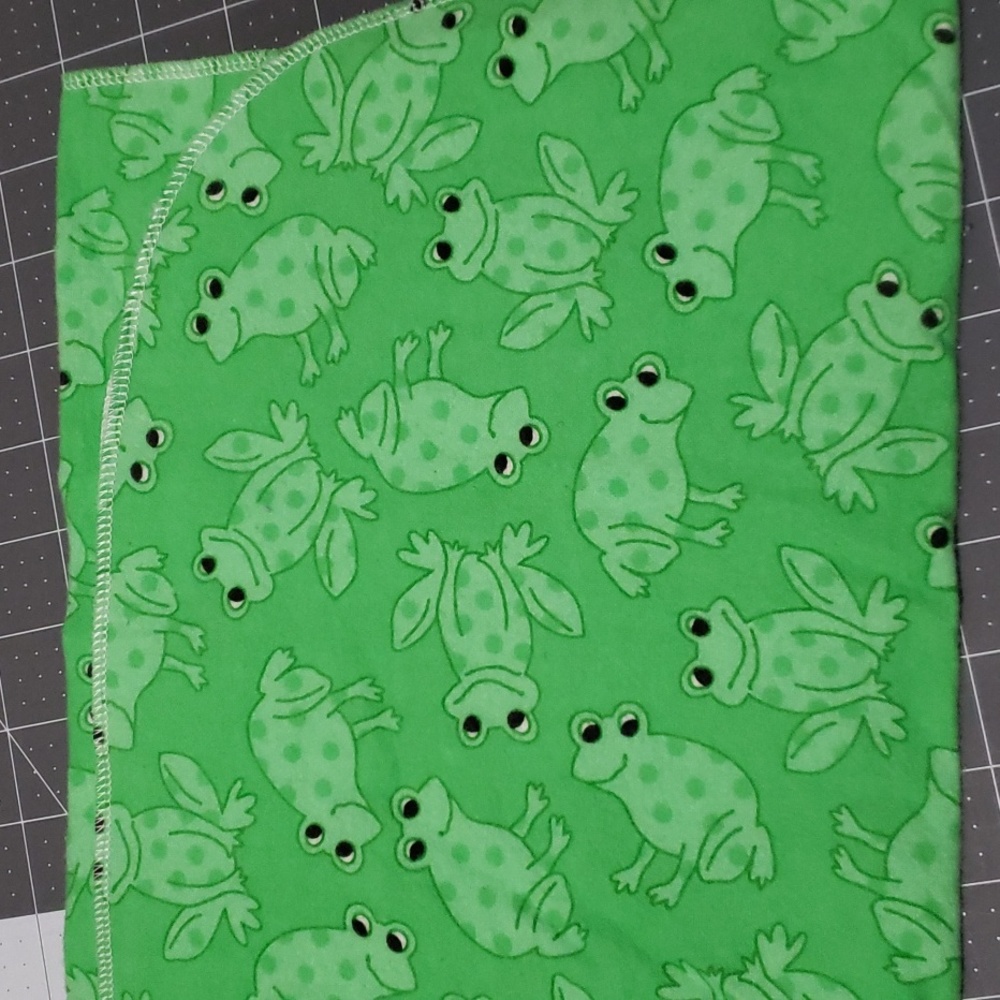 Homemade baby receiving blanket